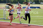 Girls under-15s and womens under-17s 3000 metres, North Eastern Track and Fields Champs., Middlesbrough. Photo: David T. Hewitson/Sports for All Pics
